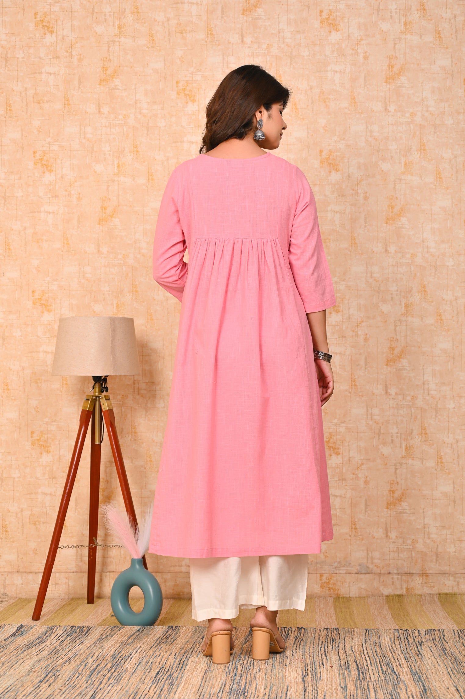 Pink Nirvana Kurta