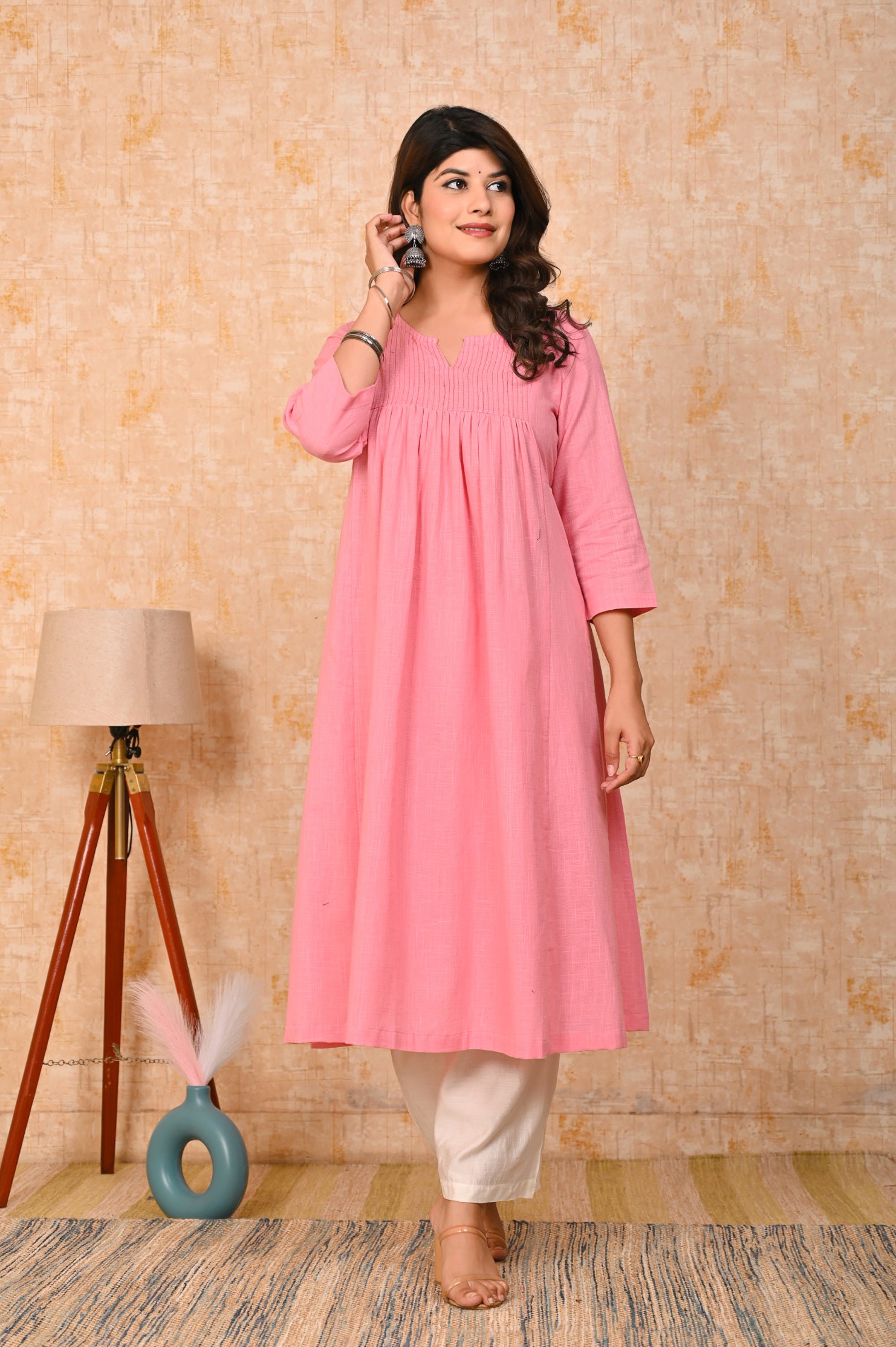 Pink Nirvana Kurta